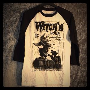 Blackcraft Cult witch baseball tee. Never worn